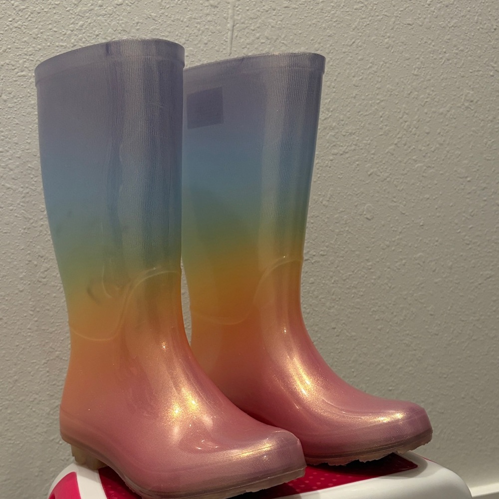 Rainbow Rain Boots - Picture 7 of 7